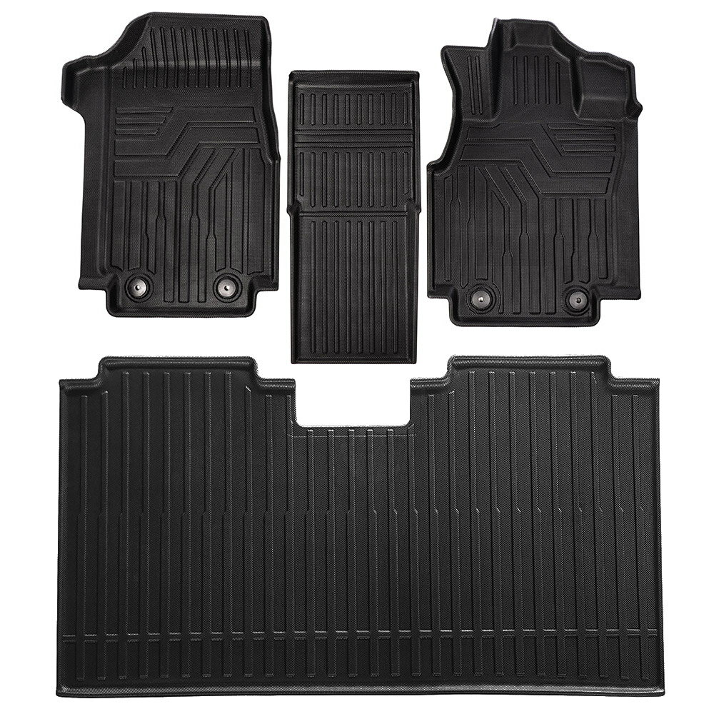 日産 セレナC28 立体 カーマット ガソリン車専用 1列目+2列目 SERENA 3D フロアマット 防水 滑り防止 耐汚れ TPE素材 4Pセット TOKUTOYO(トクトヨ)