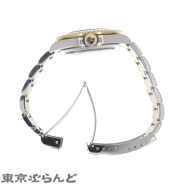 【3年保証】【返品可】 ロレックス サブマリーナーデイト 16613SG F番 グレー SS YG ダイヤモンド サファイア オイスターブレス 8PD コンビ 腕時計 メンズ 自動巻 仕上済[送料無料] 【ポイント2倍●11.18〜11.26】【中古】25BNS 101800600