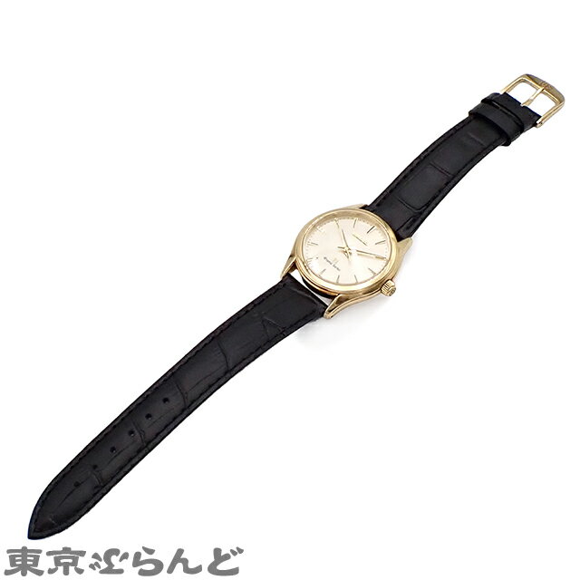 【中古】【3年保証】【返品可】セイコー SEIKO グランドセイコー メンズ 腕時計 電池式 K18YG レザー 9Fクォーツ 金無垢 シャンパンゴールド SBGX038 9F61-0A30 [送料無料] 【ポイント5倍●11.14〜11.26】 25XM 101825144