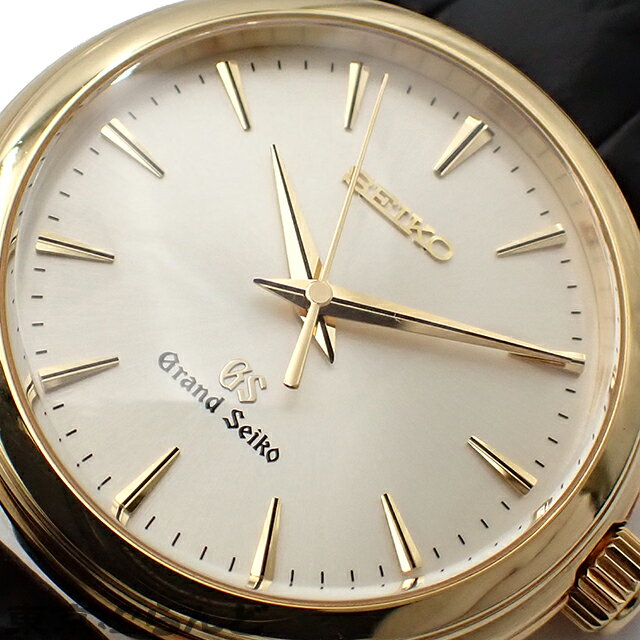 【中古】【3年保証】【返品可】セイコー SEIKO グランドセイコー メンズ 腕時計 電池式 K18YG レザー 9Fクォーツ 金無垢 シャンパンゴールド SBGX038 9F61-0A30 [送料無料] 【ポイント5倍●11.14〜11.26】 25XM 101825144