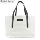 【5%クーポン♪5.2〜5.11】【返品可】ジミーチュウ JIMMY CHOO ピムリコ ホワイト レザー エンボススター トートバッグ ユニセックス[送料無料...