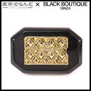 【中古】【5%クーポン♪7.14〜7.21】【返品可】シャネル CHANEL ピンブローチ マトラッセ B23A ゴールドxブラック プラスチック メタル GP...