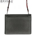 【5%クーポン♪5.2〜5.11】【返品可】クリスチャンルブタン Christian Louboutin スカイポーチ 1195055 ブラック レザー スパイ...