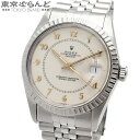 【返品可】ロレックス ROLEX デイトジャスト ステラボイラーゲージ エングレーブドベゼル 16030 アイボリー SS 腕時計 メンズ 自動巻 ジュビリーブレス 83番台 仕上済 送料無料 【中古】 101701703