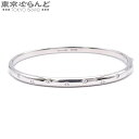 【5%クーポン♪4.16〜4.27】【返品可】ティファニー TIFFANY&Co. ドッツ バングル 10PD プラチナ Pt950 ダイヤモンド レディース ...