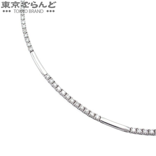 【中古】【返品可】【5%クーポン♪11.28〜12.11 1:59】ダイヤモンド チョーカー ネックレス レディース K18WG 3.00ct 30PD ホワイトゴールド [送料無料] 101813707