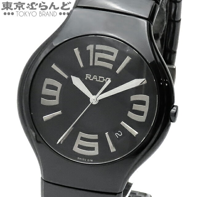 【5 クーポン♪5.17～5.21】【新宿南口店オープン記念セール■】【返品可】ラドー RADO ダイヤスター 115.0653.3 ブラック セラミック 樹脂系 SS デイト ダイアスター 腕時計 メンズ クォーツ式 電池式 送料無料 【中古】【ポイント7倍●5.17～5.21】pdw 101686811