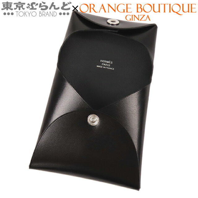 【5%クーポン♪5.23～6.2】【2024年4月度月間優良ショップ】【返品可】エルメス HERMES バスティア B刻印 ブラック 黒 ボックスカーフ 小銭入れ コインケース ユニセックス 未使用 [送料無料] 【中古】【ポイント5倍●5.23～6.2】 101720711