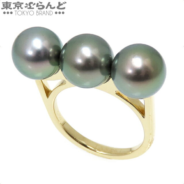 【5%クーポン♪3.4〜3.11まで】【返品可】タサキ TASAKI バランスエラ ブラック リング RNB-4539-18KYG K18YG 南洋真珠 黒蝶 12号相当 9mm玉 ブラックパール 田崎真珠 指輪 レディース 仕上済 [送料無料] 【ポイント7倍●3.4〜3.11】【中古】 101762211のサムネイル
