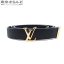 【返品可】ルイヴィトン LOUIS VUITTON ベルト・クチュール M9578W ブラック ゴールド金具 レザー 80 / 32 ベルト レディース[送料無...