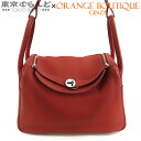 【返品可】エルメス HERMES リンディ 30 □P刻印 ルージュグレナ シルバー金具 トリヨン 2WAY ハンドバッグ ショルダーバッグ レディース[送料無...