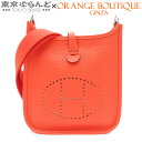 【決算セールπ】【返品可】エルメス HERMES エヴリン アマゾン TPM W刻印 オレンジフィールド シルバー金具 トリヨンクレマンス 2024年 ショルダ...