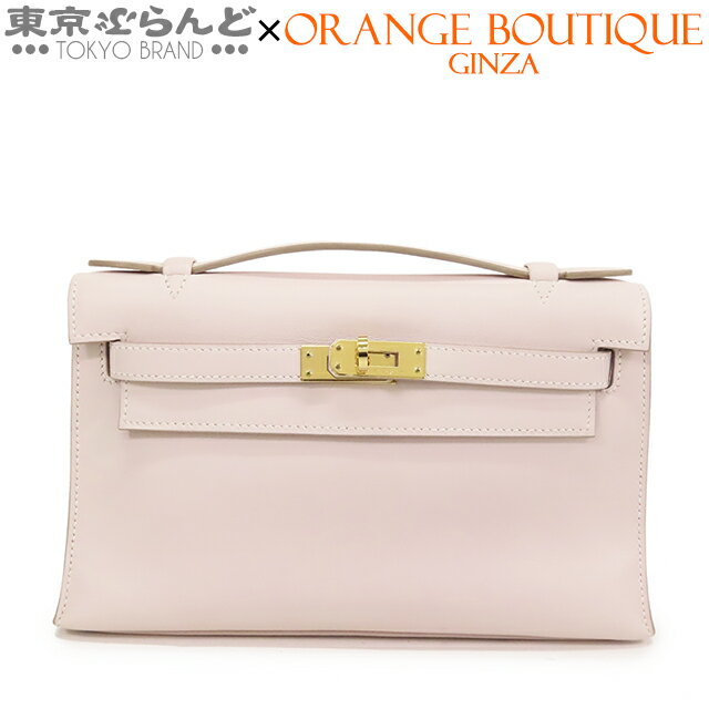 【2024年4月度月間優良ショップ】【返品可】エルメス HERMES ポシェットケリー □K刻印 ローズドラジェ ゴールド金具 スイフト ハンドバッグ クラッチバッグ レディース[送料無料] 【中古】 101723615