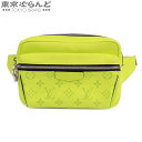 【中古】 【返品可】ルイヴィトン LOUIS VUITTON バムバッグ アウトドア M30251 ジョーヌ タイガラマ ボディバッグ ウエストバッグ メンズ[...