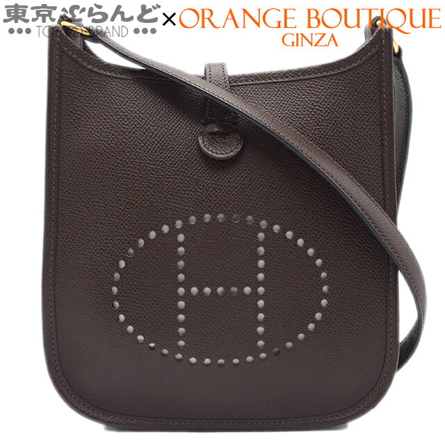 【2024年4月度月間優良ショップ】【返品可】エルメス HERMES エヴリン TPM □I刻印 ショコラ ゴールド金具 エプソン ショルダーバッグ レディース[送料無料] 【中古】 101714917