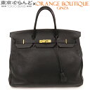 【2024年4月度月間優良ショップ】【返品可】エルメス HERMES バーキン 40 □I刻印 黒 ブラック ゴールド金具 トリヨン ハンドバッグ ユニセックス[送料無料] 【中古】 101723118