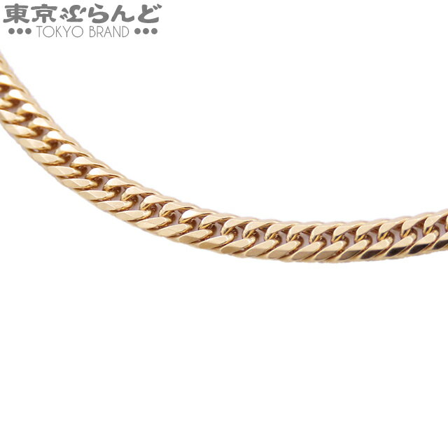 【返品可】喜平 6面ダブル ネックレス イエローゴールド K18YG 金 750 キヘイ 6面W 40cm 10.4g チェーン ネックレス ユニセックス[送料無料] 【中古】 101771220