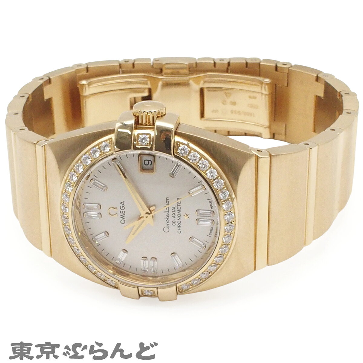 【中古】【返品可】オメガ OMEGA コンステレーション メンズ 腕時計 自動巻 K18YG ダイヤモンド ダブルイーグル 金無垢 箱・保証書付き シルバー 1113.35.00 仕上済 [送料無料] 101866321 tokyo-brand-10299462 東京ぶらんど サンプル画像2