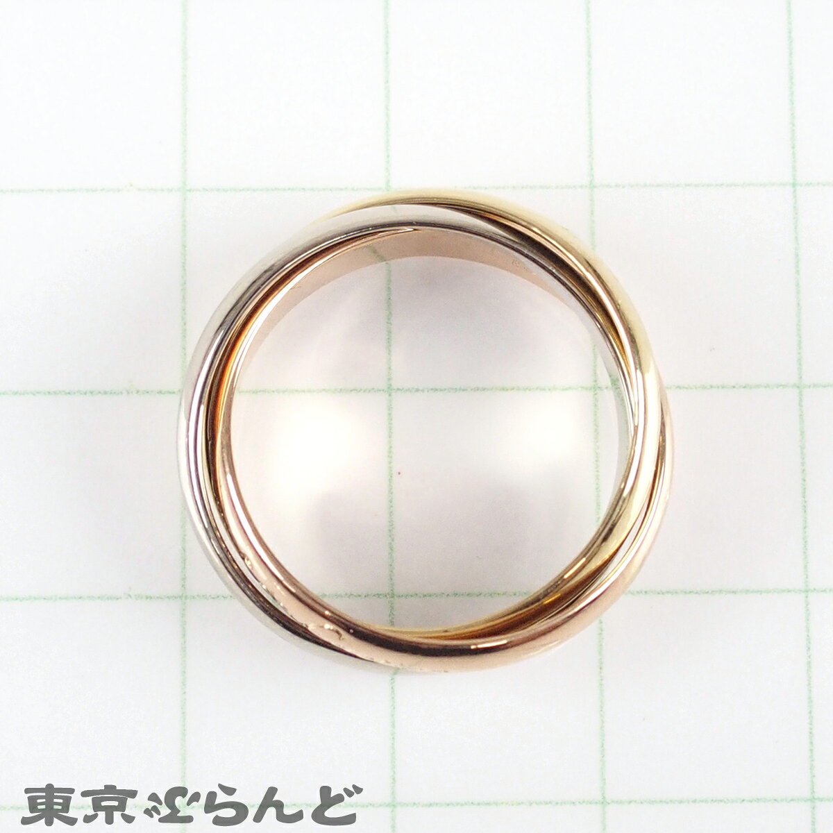 【中古】【返品可】カルティエ CARTIER トリニティ MM ユニセックス K18YG K18WG K...