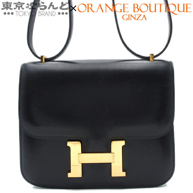 【5%クーポン♪8.4〜8.10】【夏のボーナス特集】【返品可】エルメス HERMES コンスタンス ミニ ヴィンテージ 〇X刻印 ブラック ゴールド金具 ボックスカーフ ショルダーバッグ レディース[送料無料] 【中古】【ポイント5倍●8.4〜8.10】 24BN 101735122のサムネイル