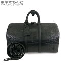 【2024年4月度月間優良ショップ】【返品可】ルイヴィトン LOUIS VUITTON キーポル バンドリエール 45 N82246 ブラック クロコダイル 2WAY ボストンバッグ ユニセックス[送料無料] 【中古】 101714223