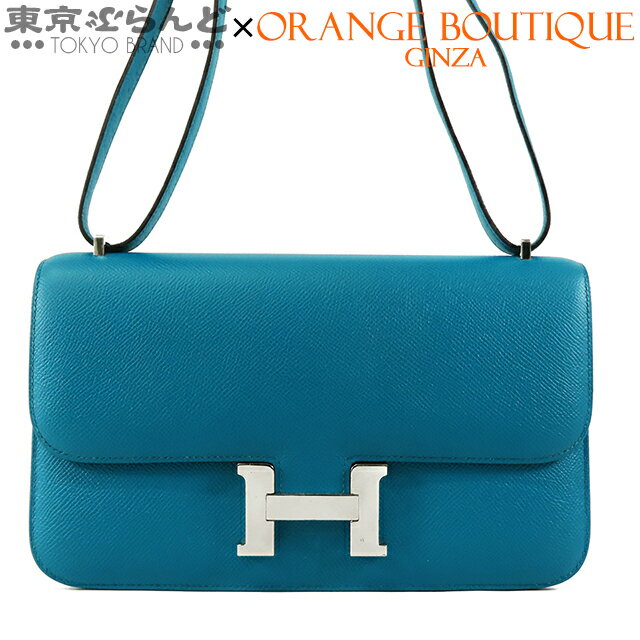 【5%クーポン♪4.8〜4.11】【返品可】エルメス HERMES コンスタンス エラン □R刻印 青 ブルーイズミール シルバー金具 エプソン ショルダーバッグ レディース[送料無料] 【中古】 101773424のサムネイル