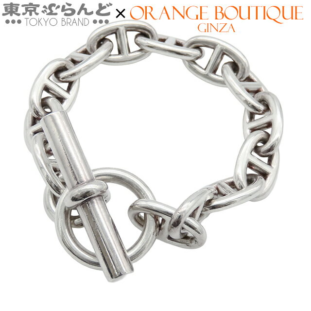 【中古】【5%クーポン♪11.14〜11.26】【返品可】エルメス HERMES シェーヌダンクル ブレスレット レディース SV925 MM 13コマ シルバー [送料無料]【ポイント5倍●11.14〜11.26】 25XM 101820724