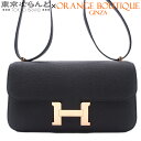 【中古】【BIGサマーセールθ】【返品可】エルメス HERMES コンスタンス エラン ミロワール W刻印 ブラック ピンクゴールド金具 エプソン 2024年 ...