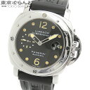 【返品可】箱・保証書付き パネライ PANERAI サブマーシブル PAM00024 A番 ブラック ...