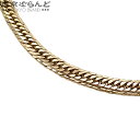 【中古】【返品可】喜平 キヘイ 14面 トリプル 60cm 50.4g 幅5.8mm 造幣局検定刻印 イエローゴールド K18YG チェーンネックレス [送料無...