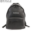 【決算セールπ】【返品可】バレンシアガ BALENCIAGA エブリデイ バックパック 552374 ブラック レザー リュック・デイパック ユニセックス[送料...