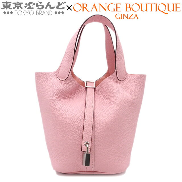【5%クーポン♪6.4〜6.11】【返品可】エルメス HERMES ピコタンロック PM B刻印 ローズサクラ シルバー金具 トリヨンクレマンス 2023年 ハンドバッグ レディース[送料無料]【中古】【ポイント3倍●6.4〜6.11】 101797232のサムネイル