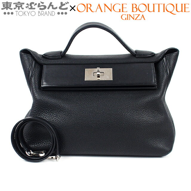 【新春セール■】【返品可】エルメス HERMES ヴァンキャトル ヴァンキャトル 29 D刻印 ブラック シルバー金具 トリヨン 24/24 2way バッグ ハンドバッグ[送料無料] 【中古】pdw 101697834のサムネイル