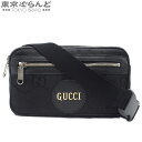 【スプリングセール〇】【返品可】グッチ GUCCI OFF THE GRID ベルトバッグ 631341 ブラック GGナイロン ボディバッグ レディース A 【中古】pdw 23XM 101689839