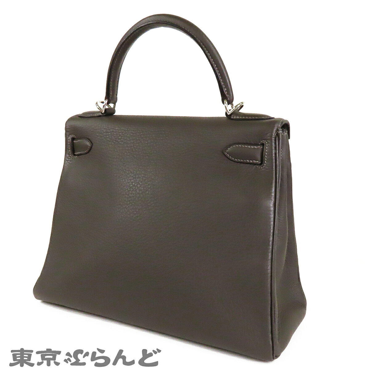 【中古】【返品可】エルメス HERMES ケリー 28 レディース トゴ 2WAY ハンドバッグ ショルダーバッグ □J刻印 グラファイト シルバー金具 [送料無料] 101885639 tokyo-brand-10299909 東京ぶらんど サンプル画像2
