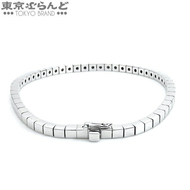 【2024年4月度月間優良ショップ】【返品可】カルティエ CARTIER ラニエール ブレスレット K18WG #15 腕回り約15cm ロゴ ホワイトゴールド ブレスレット レディース 仕上済 [送料無料] 【中古】【ポイント3倍●5.17～5.21】 101708740