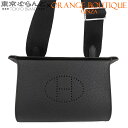 【2024年4月度月間優良ショップ】【返品可】エルメス HERMES ヴィドポッシュ B刻印 ブラック シルバー金具 トゴ クロスボディバッグ パンチングロゴ ショルダーバッグ ユニセックス 展示未使用 [送料無料] 【中古】 101717340