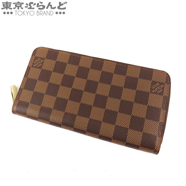 【返品可】ルイヴィトン LOUIS VUITTON ジッピー ウォレット N41661 エベヌ ダミエキャンバス 長財布 ユニセックス[送料無料] 【中古】 101730741