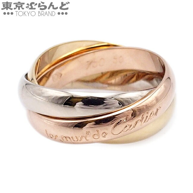 ʲġۥƥ CARTIER ȥ˥ƥ  ꡼顼 K18YG K18PG K18WG 50 󥰡 ...