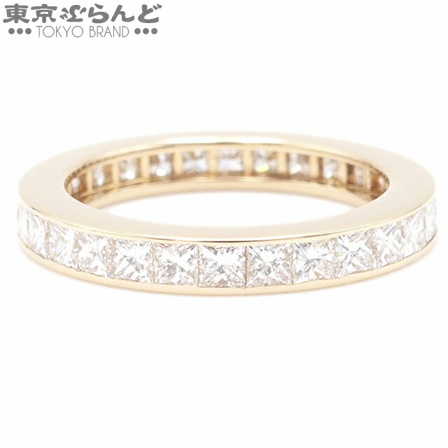 【5%クーポン♪5.17～5.21】【返品可】カルティエ CARTIER ウエディングバンド フルエタニティ ダイヤリング N4127850 N4127800 イエローゴールド K18YG ダイヤモンド #50 リング・指輪 レディース 1.76ct 仕上済 【中古】 101702945