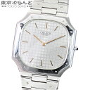 【返品可】セイコー SEIKO クレドール GKEL058 9300-5070 グレー SS ヴィンテージ 腕時計 メンズ クォーツ式 電池式 電池交換済 [送料無料] 【中古】 101697946