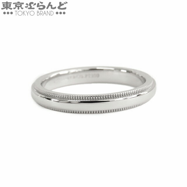 【返品可】ティファニー TIFFANY&Co. ミルグレイン バンド リング プラチナ Pt950 14号相当 指輪 レディース 仕上済 [送料無料] 【中古】 101717646