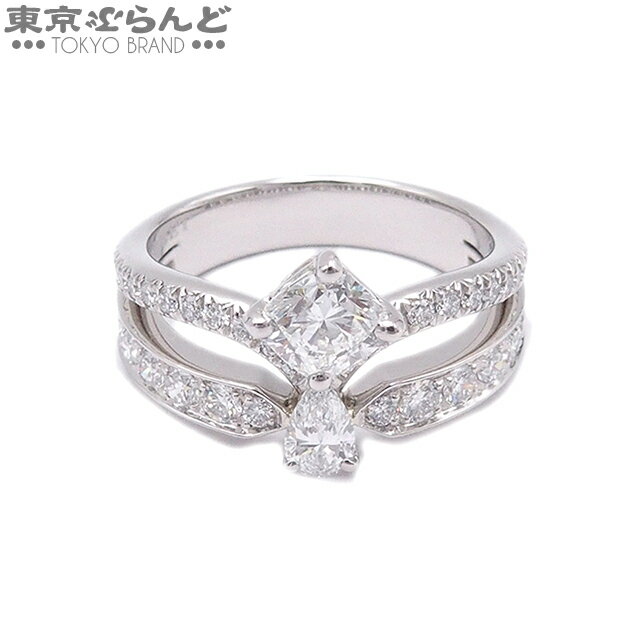 【中古】【5%クーポン♪8.14〜8.26】【返品可】ショーメ ジョセフィーヌ エクラ フローラル リング J3MG00 プラチナ Pt950 ダイヤモンド 7.5号相当 0.53ct F VVS2 2EX 指輪 レディース 仕上済 【ポイント5倍●8.14〜8.26】25BNS 101773548のサムネイル