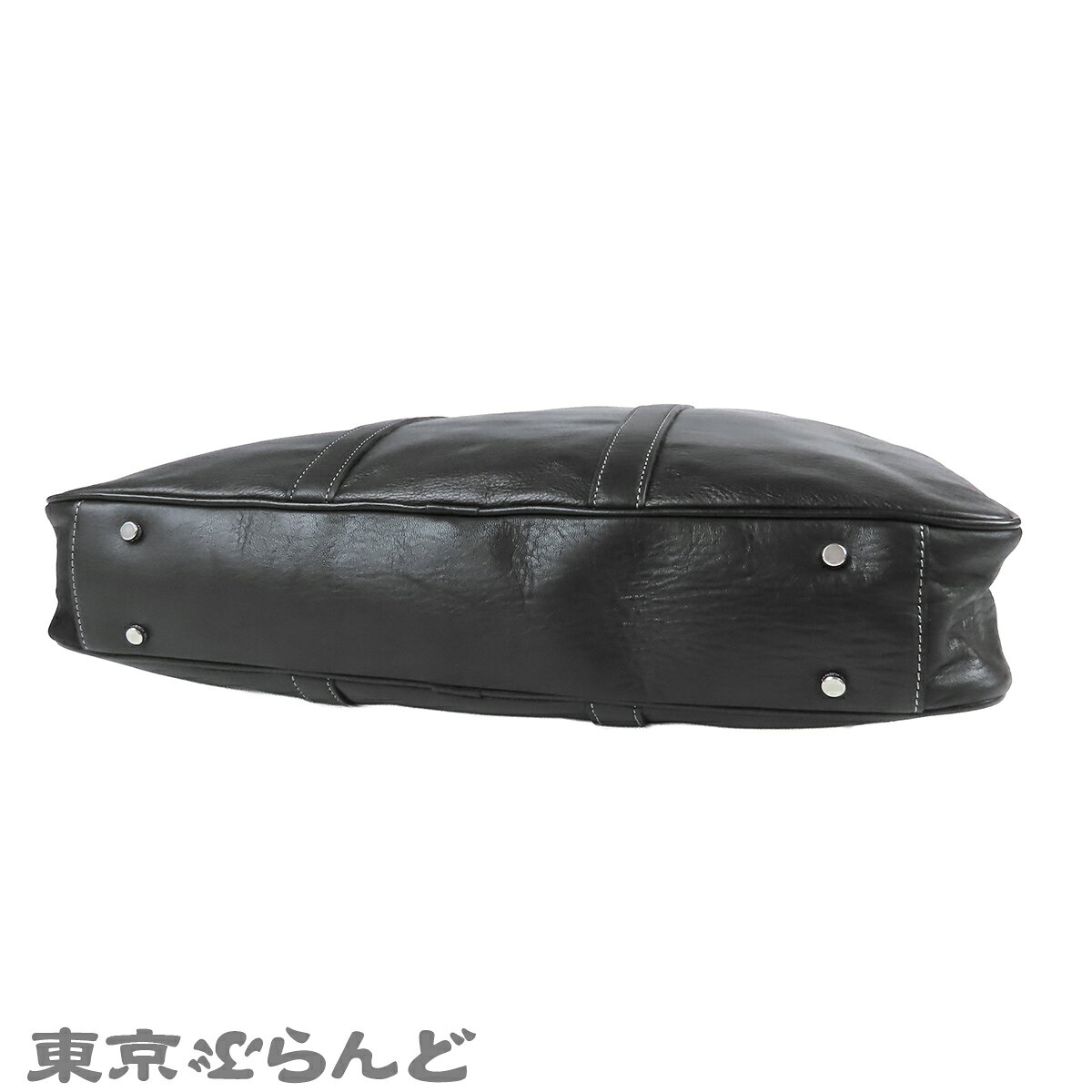 東京ぶらんどの【中古】【返品可】アニアリ aniary クラシック ブリーフケース メンズ レザー ビジネスバッグ ブラック AL-01-03 [送料無料]【ポイント10倍●10.14〜10.20】 001014149｜アングル3