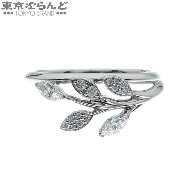 【中古】【5%クーポン♪8.29〜9.10】【返品可】ティファニー ビクトリア ダイヤモンド ヴァイン リング プラチナ Pt950 11.5号相当 総0.24ct つるモチーフ 指輪 レディース 仕上済 [送料無料] 【ポイント5倍●8.29〜9.10】 101811651のサムネイル