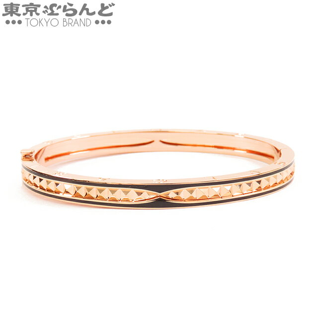 【返品可】ブルガリ BVLGARI B-zero1 ロック ブレスレット M 357581 ピンクゴールド K18PG セラミック バングル ユニセックス 仕上済 [送料無料] 【中古】 101713753