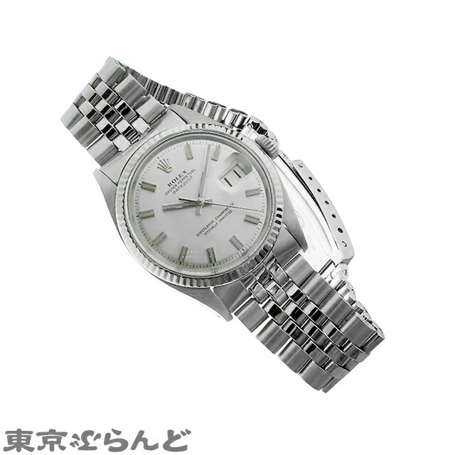 【中古】【返品可】ロレックス ROLEX デイトジャスト ワイドボーイ 1601 28番台 シルバー SS WG 巻きジュビリーブレス 腕時計 メンズ 自動巻 OH済 仕上済 [送料無料]【ポイント2倍●10.29〜11.10】 【中古】 25XM 101804053