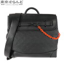 【返品可】ルイヴィトン LOUIS VUITTON スティーマー PM M53282 ブラック モノグラムアンプラント ヴァージル・アブロー 2WAY ハンドバッグ ショルダーバッグ メンズ A [送料無料] 【中古】 101709155