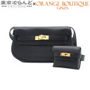 【決算セールπ】【返品可】エルメス HERMES ケリームーブ W刻印 ブラック ゴールド金具 スイフト 2024年 ショルダーバッグ レディース 未使用 [送...