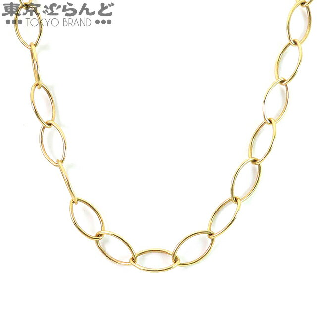 【5%クーポン♪5.17～5.21】【2024年4月度月間優良ショップ】【返品可】ミキモト MIKIMOTO デザイン チェーン ネックレス K18YG 38.9g イエローゴールド ネックレス レディース[送料無料] 【中古】 101720559